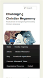 Mobile Screenshot of christianhegemony.org